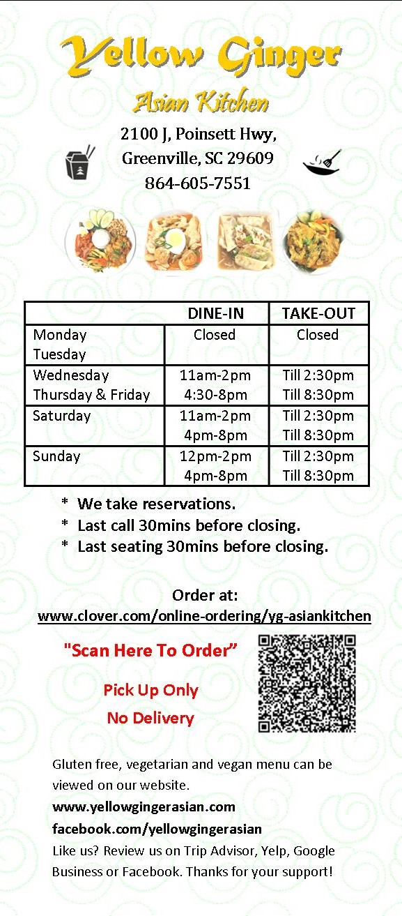 Home Yellow Ginger Asian Kitchen